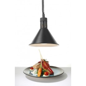 Lampada Riscaldante Conica Regolabile - Nera - 250 Watt