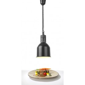 Lampada Riscaldante Cilindrica Regolabile - Nera - 250 Watt