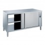 Tavoli in acciaio Inox armadiati - Riscaldato Passante - 1300x600x850 mm