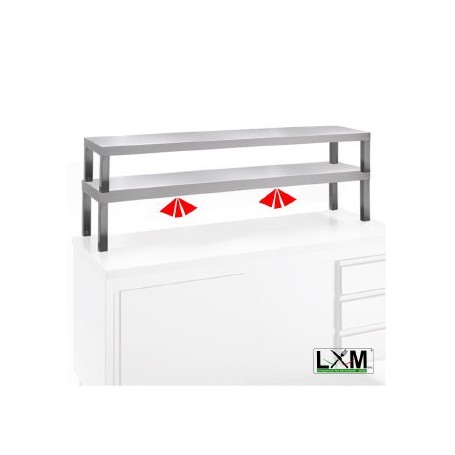Mensole a Ponte - 2 Ripiani Mensole a Ponte - 2 Ripiani Riscaldato - 1200x300x650h mm- 1000x300x650h mm