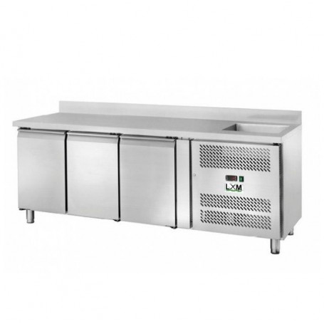 Tavolo Refrigerato - Con Vasca - 3 Porte - [-2 +8 C°]