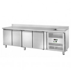 Tavolo Refrigerato - Con Vasca - 4 Porte - [-2 +8 C°]