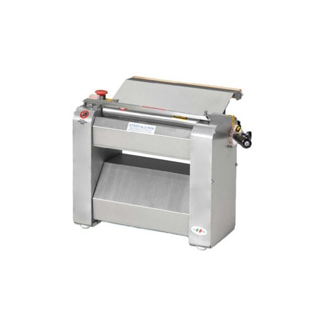 Sfogliatrice monofase o trifase - Con pulsantiera 240 volt - Rullo inox 320 mm - Ø 55 mm