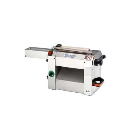 Sfogliatrice monofase o trifase - Con Tagliasfoglia - Rullo inox 320 mm - Ø 55 mm