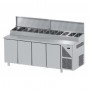 Saladette Refrigerate per Pizzeria GN 1/1 - 4 Porte - Profondità 700mm