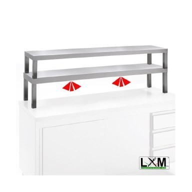 Mensole a Ponte - 2 Ripiani - Riscaldate 