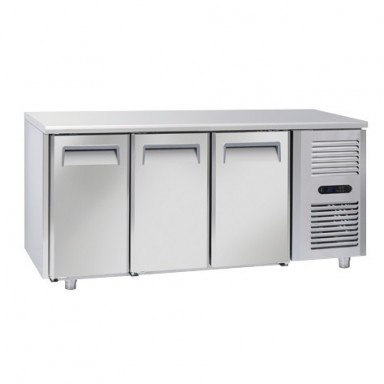 Tavoli Refrigerati INOX - Negativi - Profondità 70 - Tropicalizzati Senza Alzatina