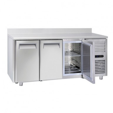 Tavoli Refrigerati INOX - Negativi - Profondità 70 - Tropicalizzati Con Alzatina
