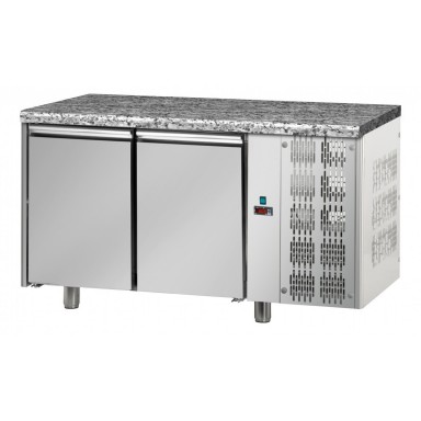 Tavoli Refrigerati - Piano di Lavoro in Granito - 2 Porte